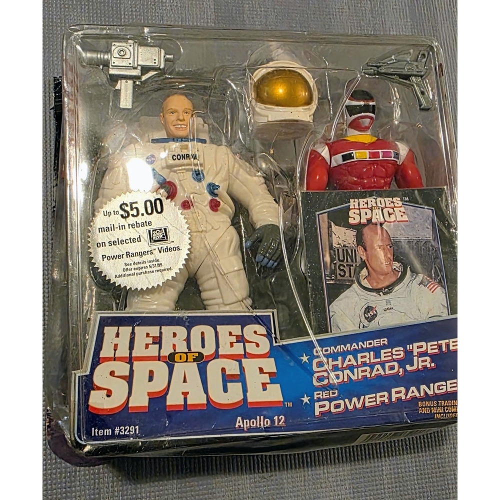 Power Rangers In Space Heroes of Space Apollo 12 Commander Charles Conrad Jr